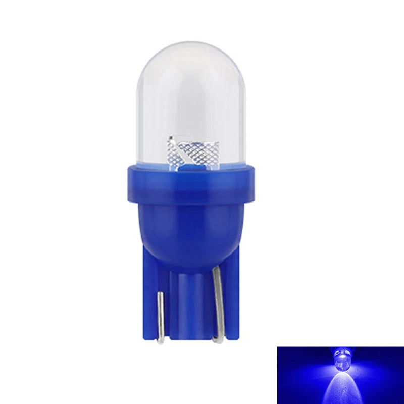 T10 W5W LED Bulbs 12V 10-Pack – Dashboard, Dome & Pinball