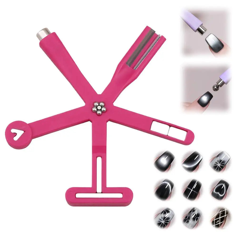 8-in-1 Cat Eye Nail Magnet Tool | Starfish Manicure Stick