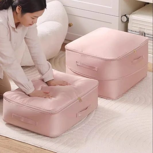 Heavy-Duty Self-Compressing Storage Bag | Clothes & Blankets Compression Storage Bag Oasis Select
