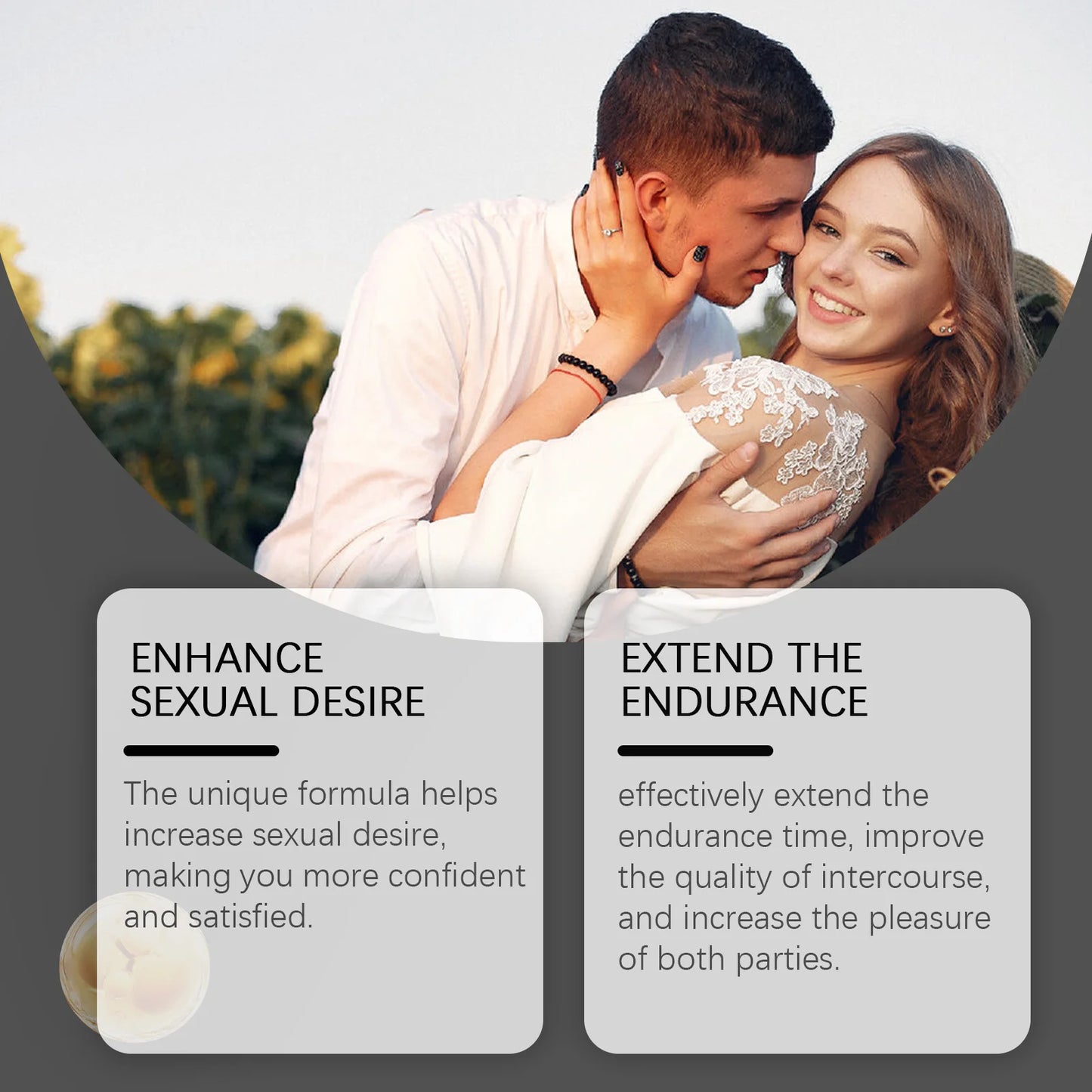 Men's Endurance Boosting Body Massage Cream 50g