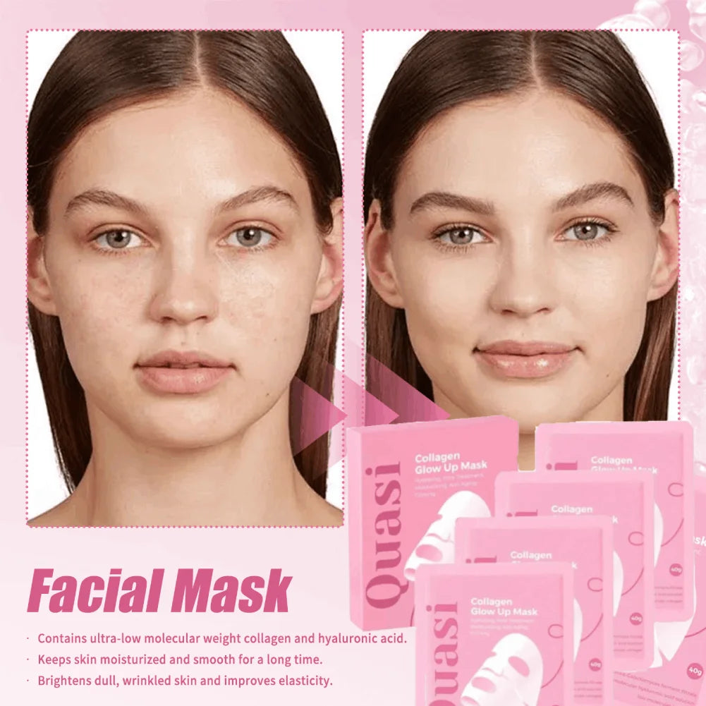 4-Pack Collagen Overnight Face Mask – Hydrating & Brightening