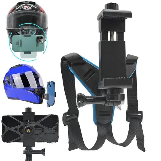 Motorcycle Helmet Mount for GoPro Hero 13/12 & DJI Action 5 Camera Helmet Mount Oasis Select