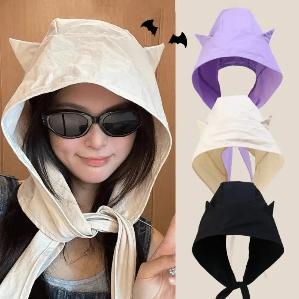 2026 Fashion Summer Fisherman Hat with Strap Trendy Qiuck Dry Cute Ear Design Sunshade Caps for Summer Beach Fishing Hiking Peaceful Pleasures Health and Wellness