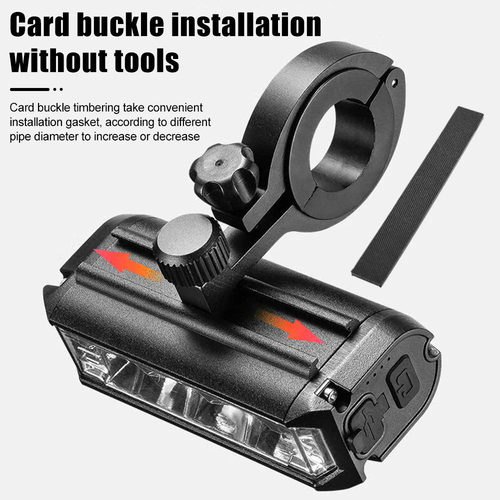 PHMAX 1000 Lumen Bike Front Light USB-C Rechargeable 2000mAh