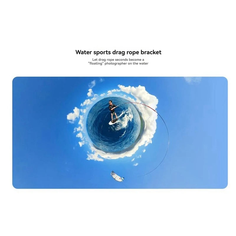 Insta360 X4 Towline Bracket – Watersports Third-Person Surf View Peaceful Pleasures Health and Wellness