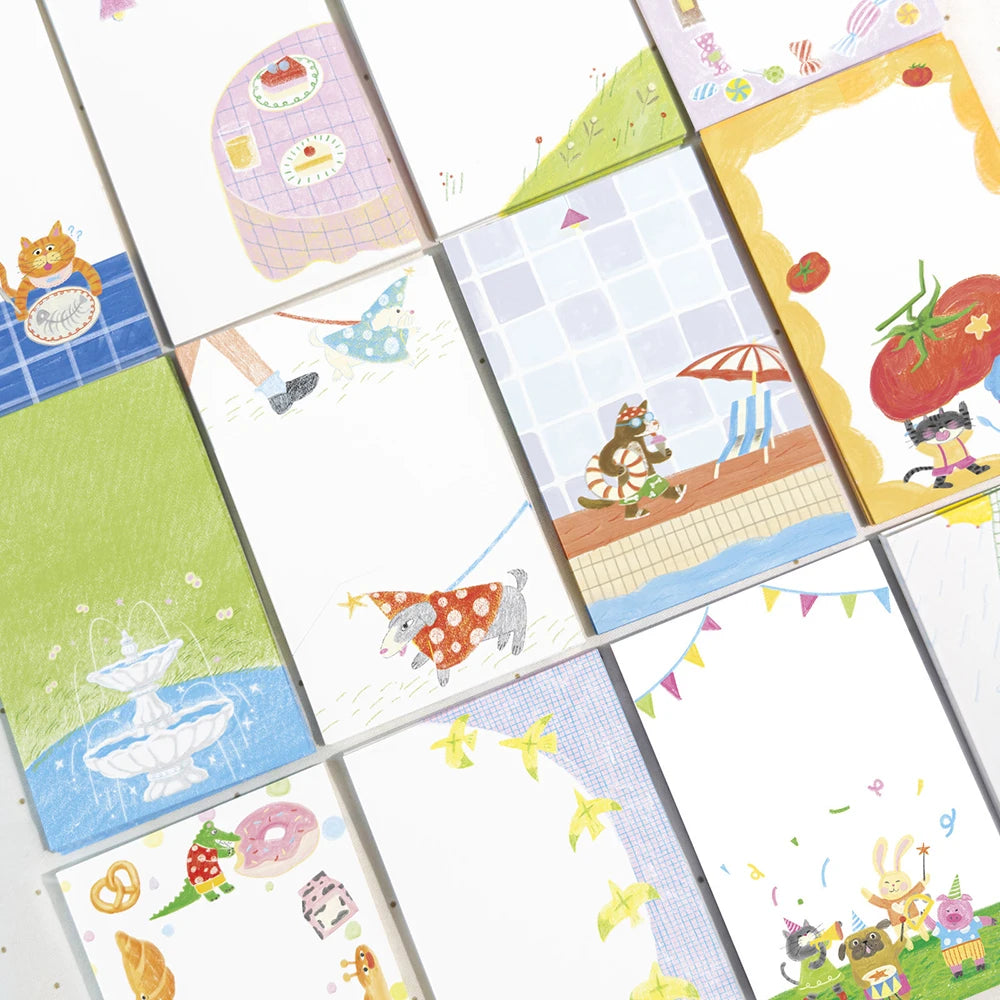 20 Sheets Fantasia M5 Interior Page Japanese Hand Drawn Basic Account