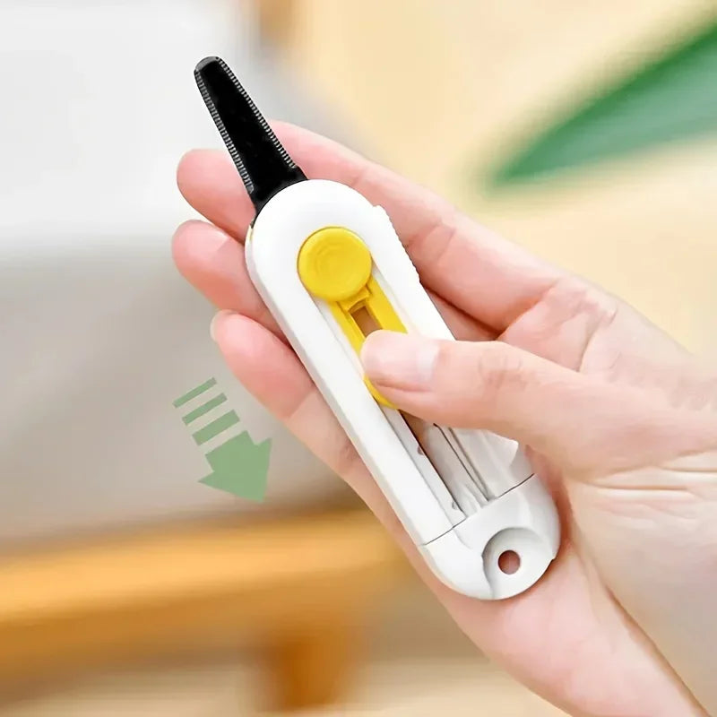 Mini Magnetic Box Cutter with Safety Lock | Package Opener Box Cutter Peaceful Pleasures Health and Wellness