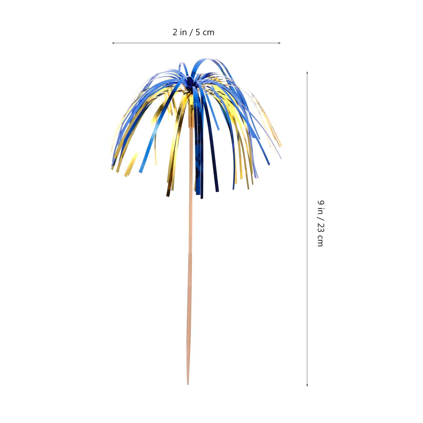 100Pcs Premium Wood Cocktail Picks Elegant Tassel Shape Multipurpose Drink Food Picks for Parties Cakes Cupcakes Desserts Peaceful Pleasures Health and Wellness