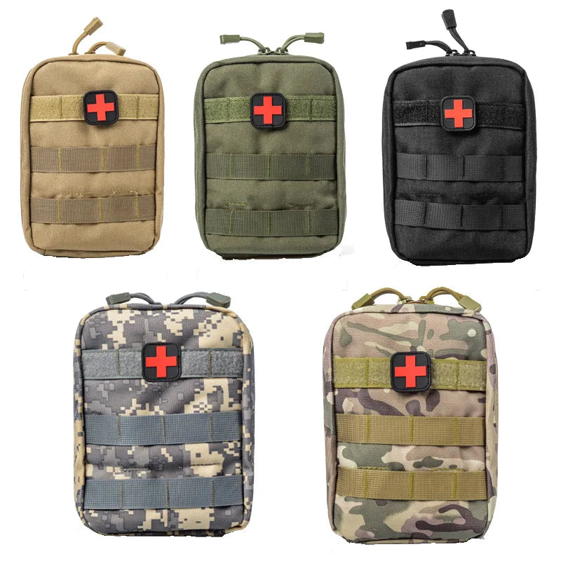 Survival Pouch Outdoor Medical Box Large Size SOS Bag/Package Tactical First Aid Bag Medical Kit Bag Molle EMT Emergency Peaceful Pleasures Health and Wellness