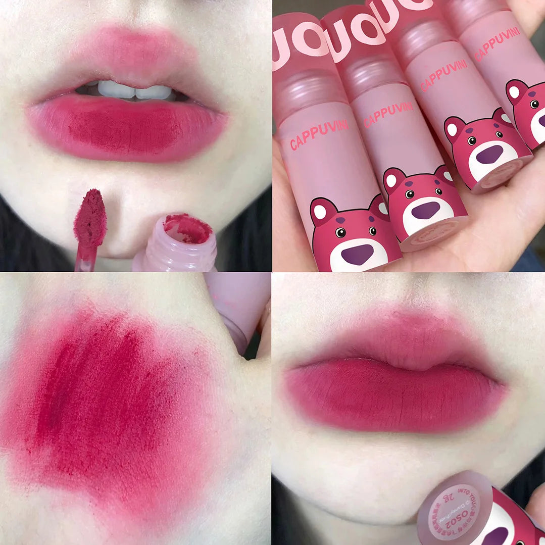 ZYXUAQIR Peach Pink Matte Liquid Lipstick | Velvet Lip Gloss
