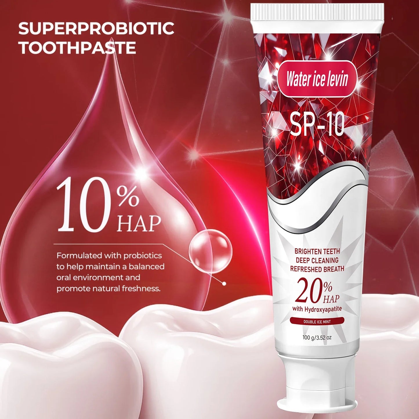 20% Hydroxyapatite Toothpaste – Deep Clean & Whitening Mint
