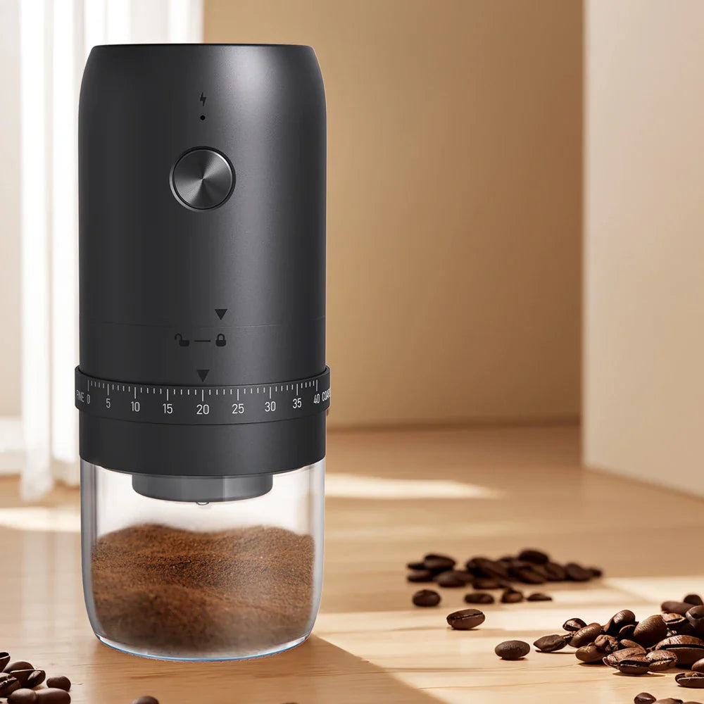 URGGU Portable Electric Coffee Bean Grinder | Automatic