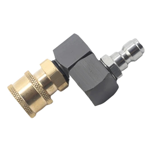 New 1Pcs Hose Fitting Coupler Adaptor With DN8 G1/4 Thread Universal 360º Rotatable Pneumatic Connector Air Tool DIY Accessories Peaceful Pleasures Health and Wellness