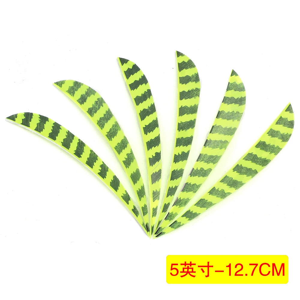 5-Inch Turkey Feather Arrow Fletchings Natural DIY Archery