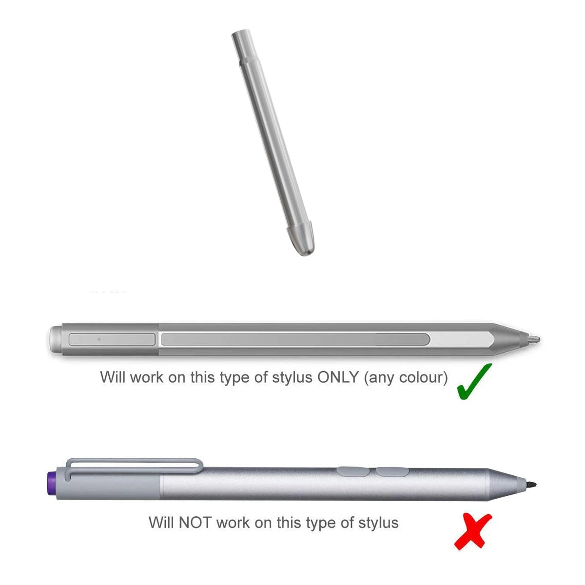 Titanium Alloy Pen Tips Pencil Like Refill Replacement Nibs for Microsoft Surface Pro 7 6 5 4 Series(Model 1776) Surface Stylus Peaceful Pleasures Health and Wellness
