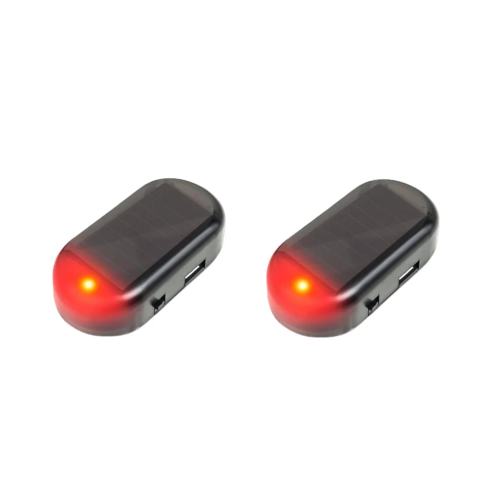 Solar Dummy Car Security Light – LED Simulated Alarm Warning Lamp