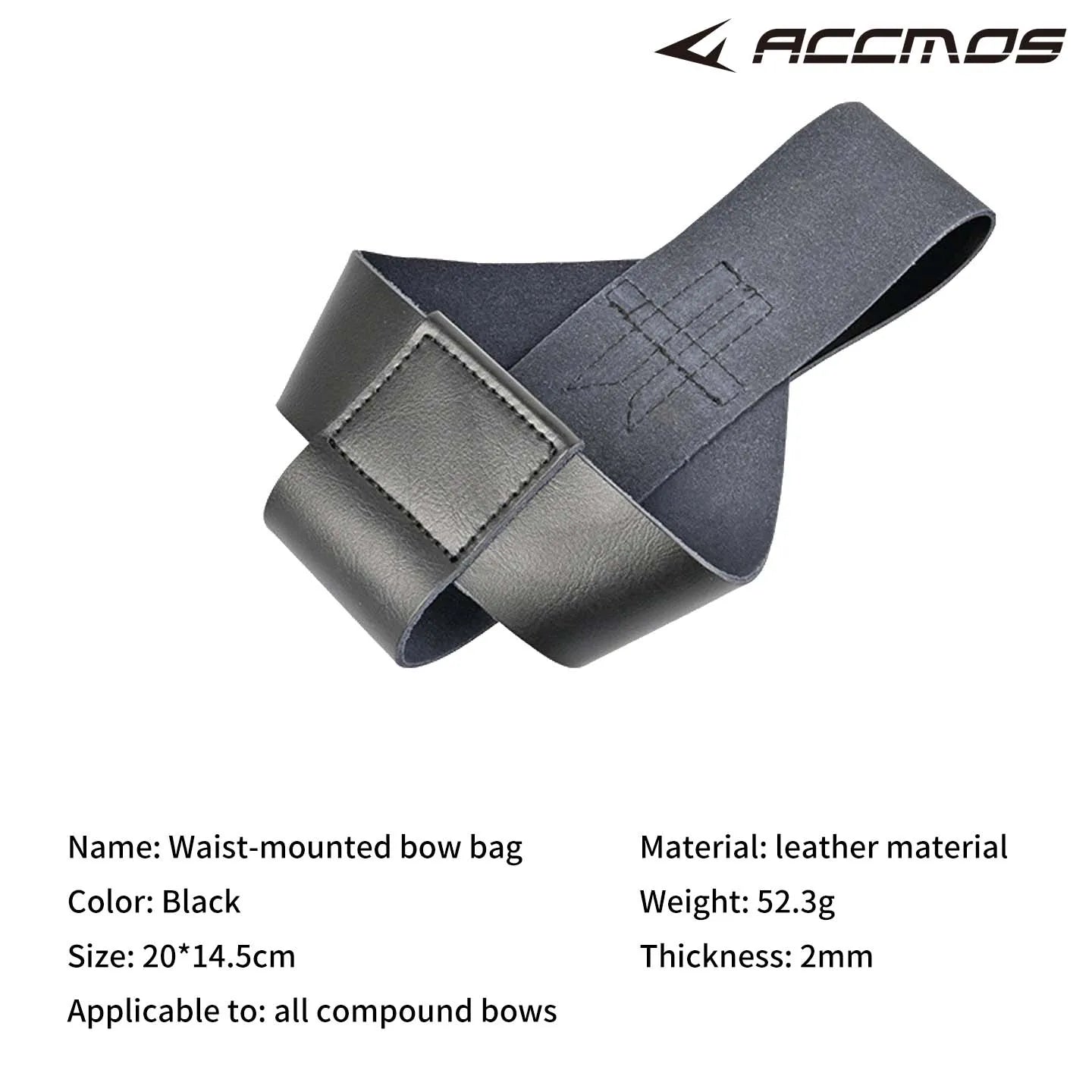 Archery Compound Bow Waist Rest Hanging Carry Strap Holder Shooting