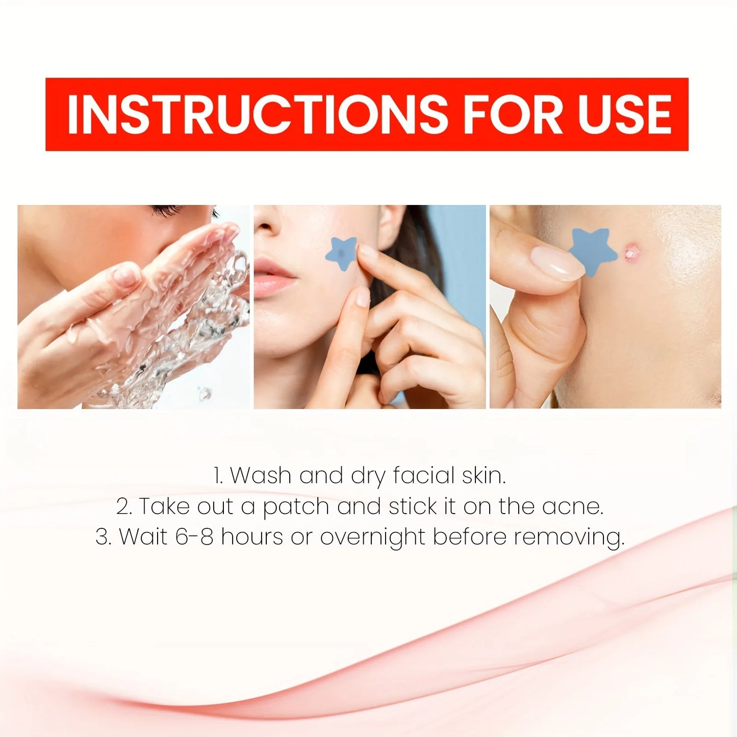 200pcs Star Acne Patch Facial Skin Care Fade Blemishes Pimple Marks Closed Acne Blemishes Cover Acne Pimple Repair Patch Peaceful Pleasures Health and Wellness