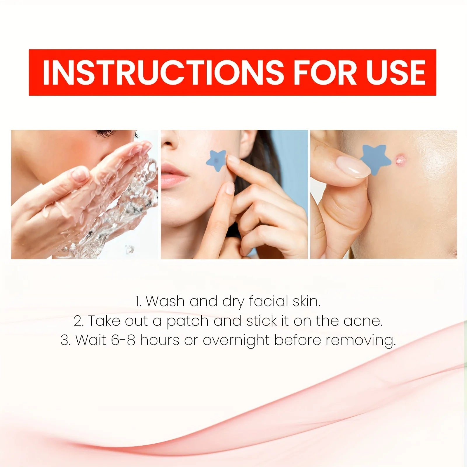 200pcs Star Acne Patch Facial Skin Care Fade Blemishes Pimple Marks Closed Acne Blemishes Cover Acne Pimple Repair Patch Peaceful Pleasures Health and Wellness