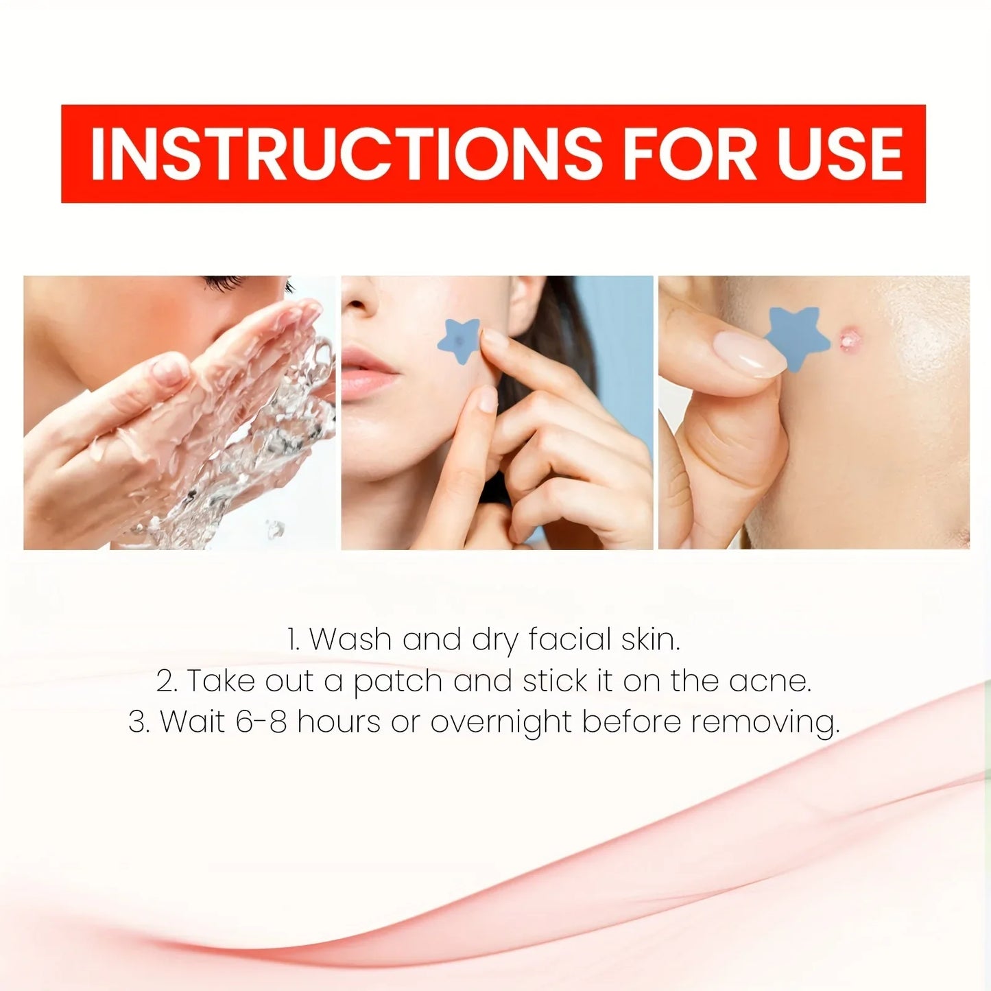 200pcs Star Pimple Patches – Hydrocolloid Blemish Cover