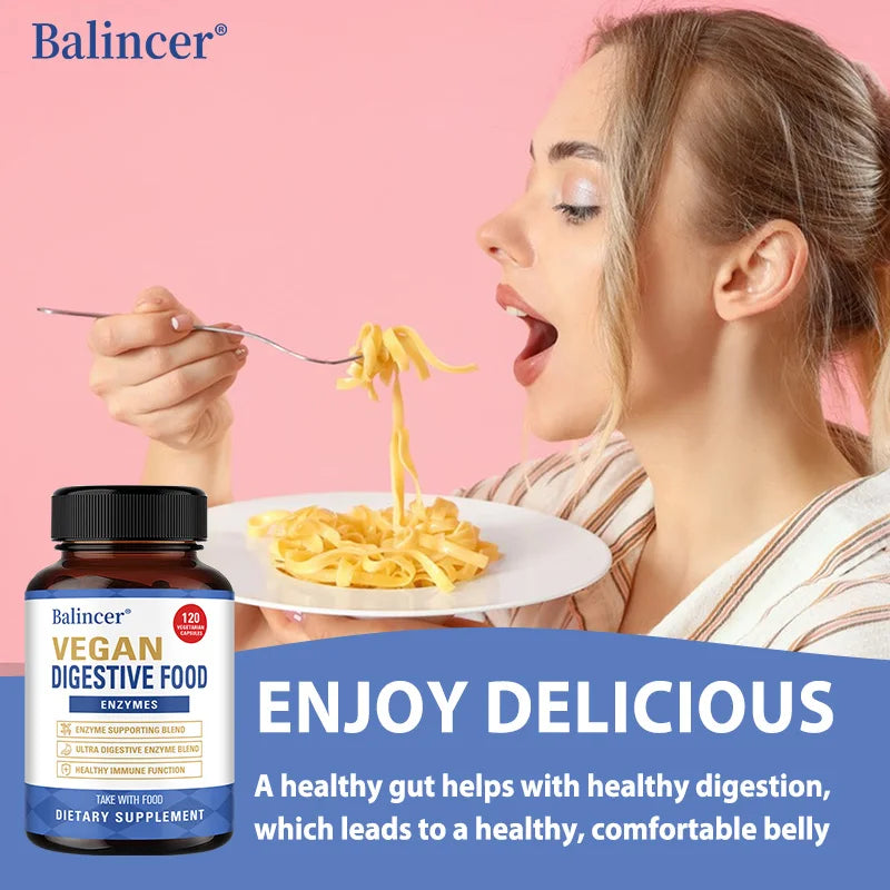 Digestive Enzymes with Prebiotics & Probiotics Capsules, Gut Health, Bloating & Gas Relief, Immune & Nutrient Absorption Support Peaceful Pleasures Health and Wellness
