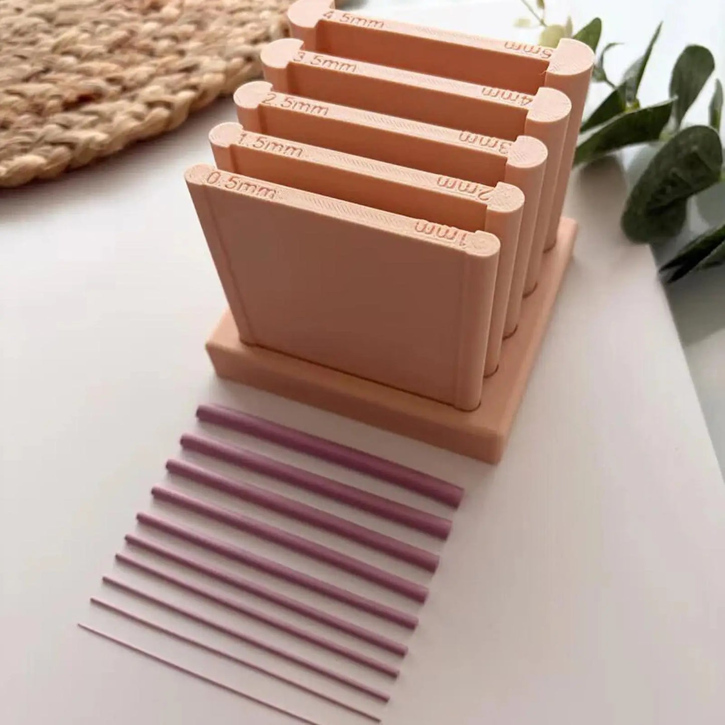 Clay Rolling Tool Kit with Thickness Guide | Jewelry & Pottery