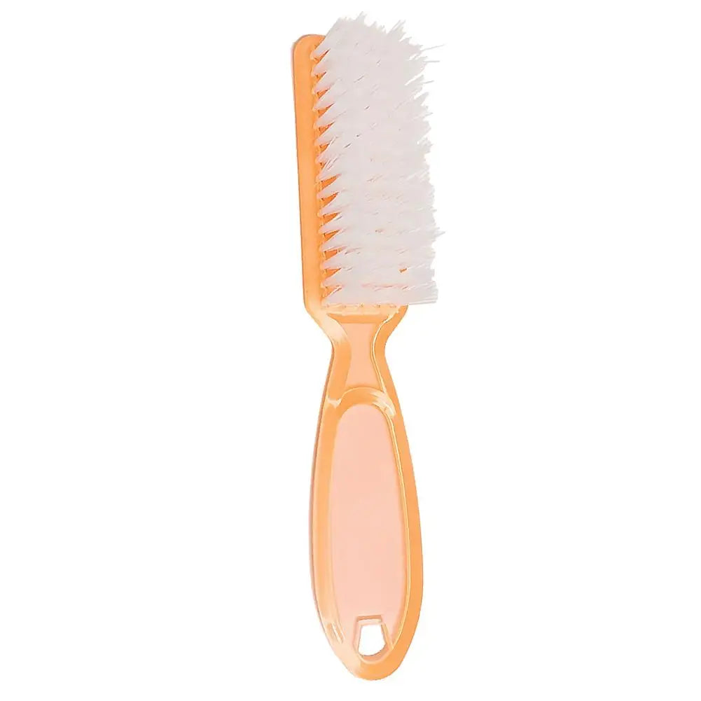 Deep Cleaning Nail Scrubber Brush – Fingernail & Toenail Cleaner with Ergonomic Handle (1/2pcs) Peaceful Pleasures Health and Wellness orange-2PCS