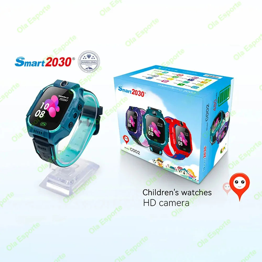 Q12 Kids Smart 2G Call Phone Watch Waterproof Mother Children GPS Monitor Boy Girls SOS Child Sports Digital Watches TrackerHT30 Peaceful Pleasures Health and Wellness Green