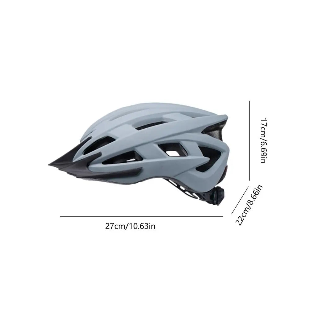 Unisex Breathable Bicycle Helmet Safety Hard Hat For Mountain E-Bike Scooter Recreational Cycling Head Protection Bike Accessory Peaceful Pleasures Health and Wellness Light Blue