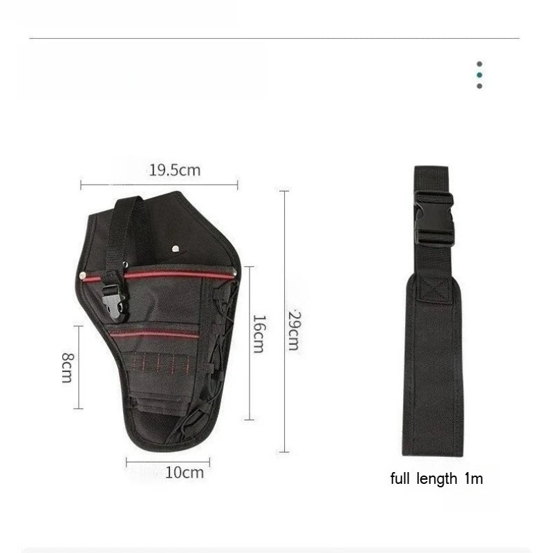Electrician Tool Belt Waist Bag | Wear-Resistant Oxford Pouch