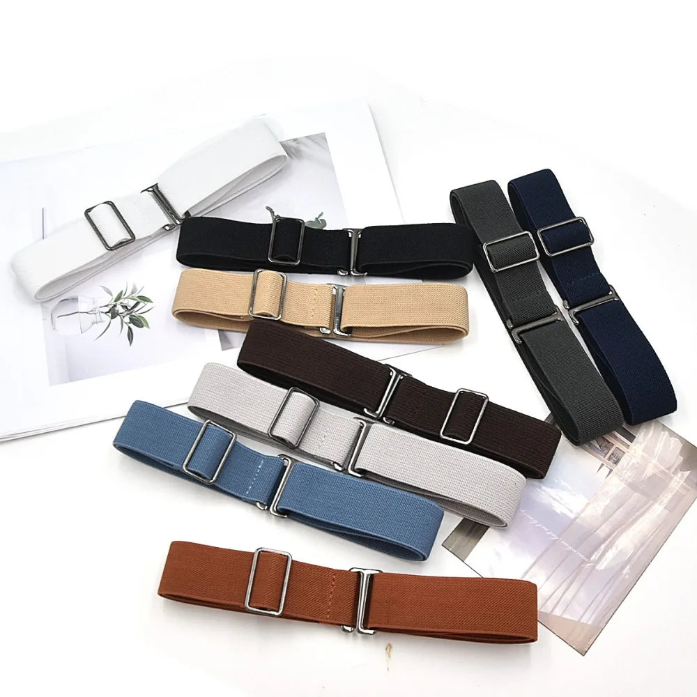 New Waistband Women Invisible Belt Buckle Nylon Comfortable Elastic Belt for Women Men Adjustable No Show Web Belt for Jeans Peaceful Pleasures Health and Wellness