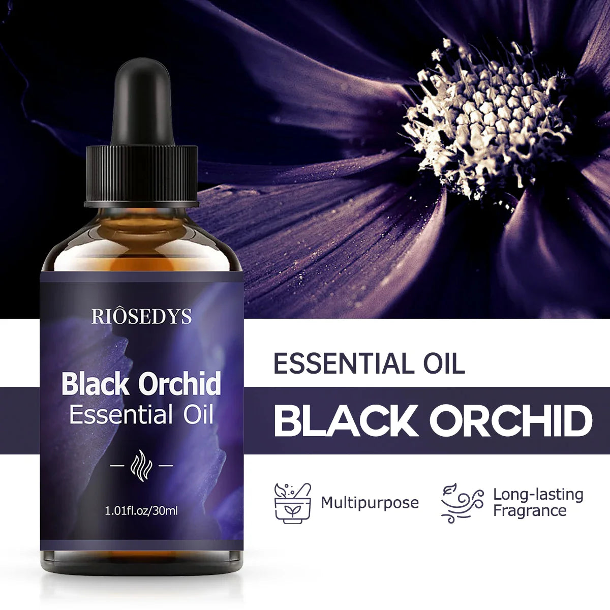 Black Orchid Essential Oil – Massage, Hair & Skin Care