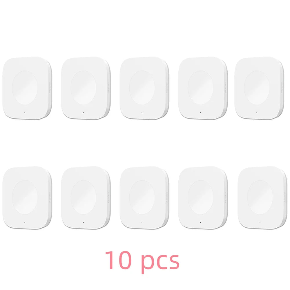 Aqara Mini Wireless Switch Zigbee Sensor Smart Button One Key Control Remote Control Home Automation for Homekit Xiaomi Mi Home Peaceful Pleasures Health and Wellness 10 pcs