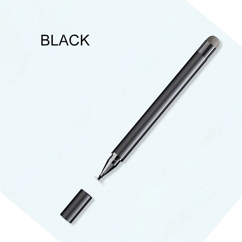 2-in-1 Capacitive Stylus Pen Stylus For Touch Screen Stylus Pens For Android Phone Pen For Mobile Universal Touch pen for tablet Peaceful Pleasures Health and Wellness Black for cap