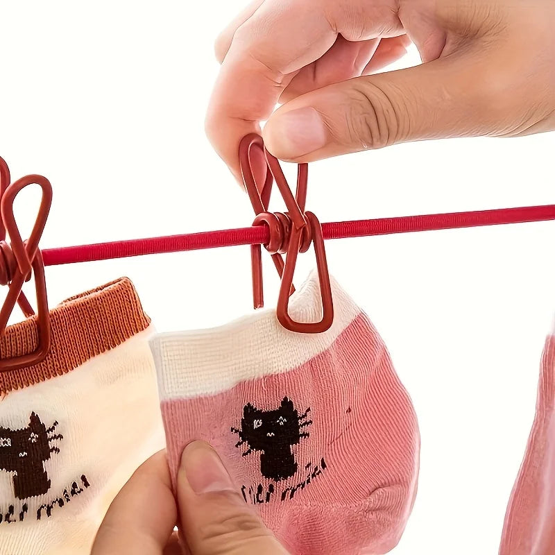 Portable Retractable Clothesline + 12 Clothespins | Travel Portable Clothesline Peaceful Pleasures Health and Wellness