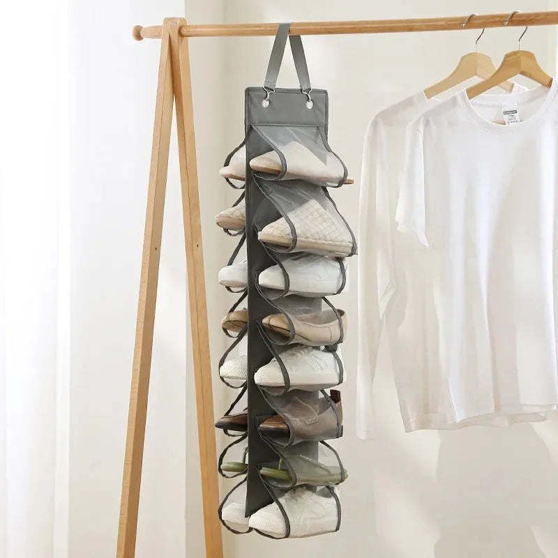 1PC Legging Storage Bag Storage Hanger Can Holds 16/26 Leggings or Shirts Jeans Compartment Storage Hanger Peaceful Pleasures Health and Wellness