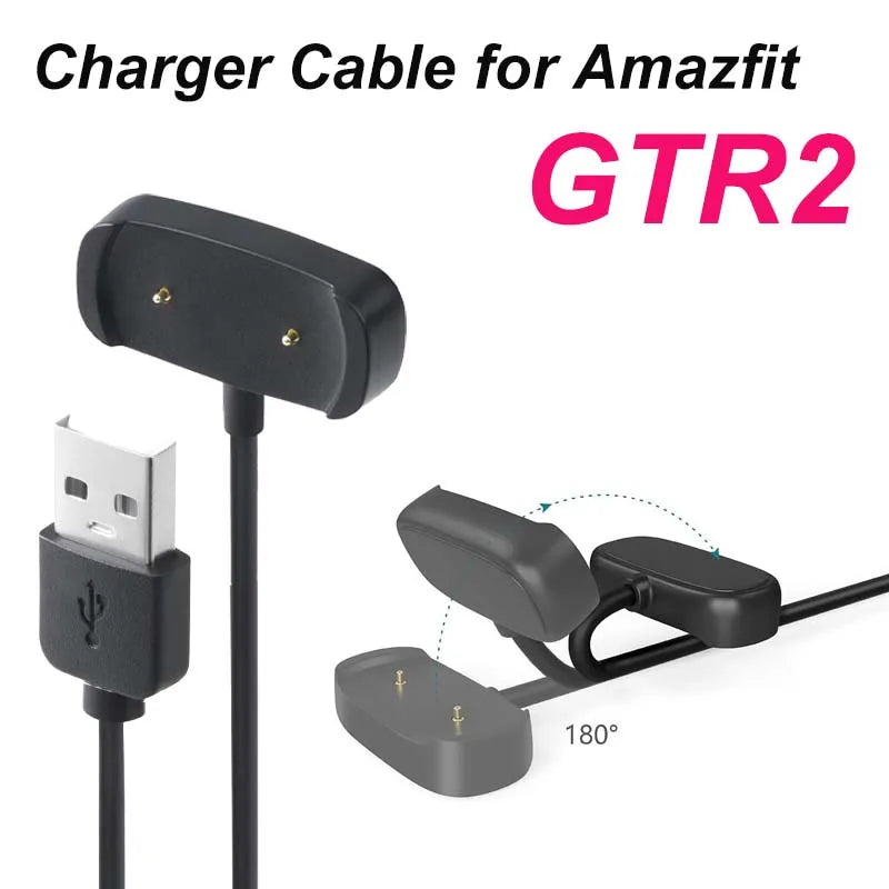 Amazfit Charger Cable for GTS 4/2 Mini, GTR 2, Bip 5, T-Rex Pro Peaceful Pleasures Health and Wellness