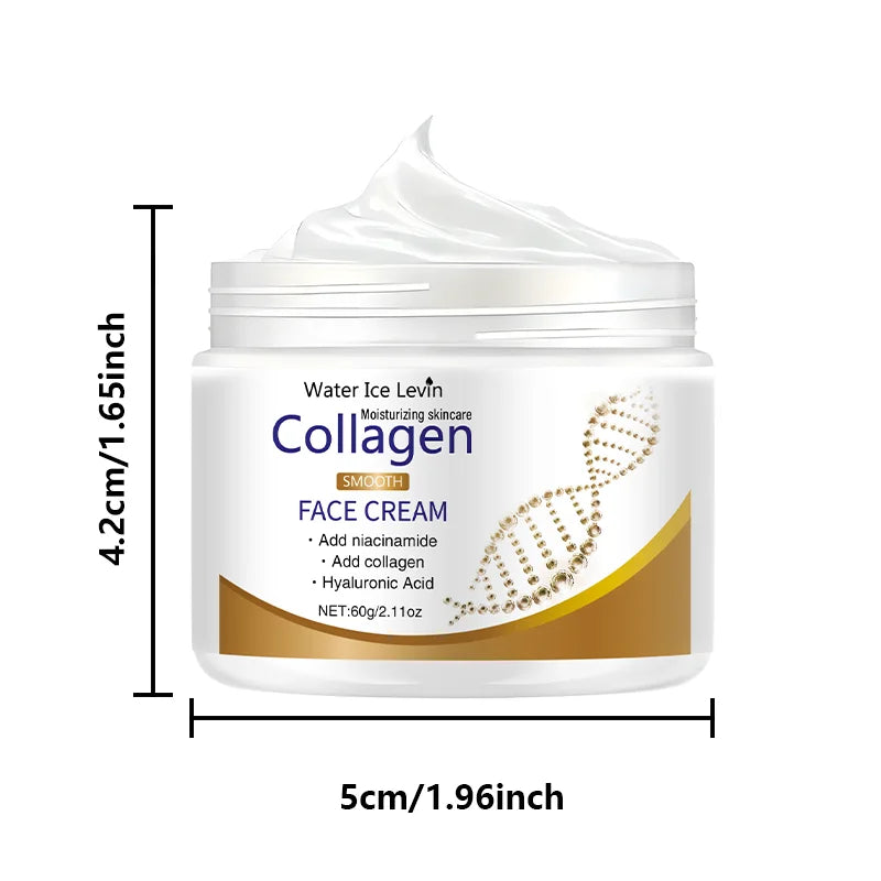 Collagen Day & Night Moisturizer | Shea Butter, Niacinamide & Vitamin E Collagen Face Cream Peaceful Pleasures Health and Wellness