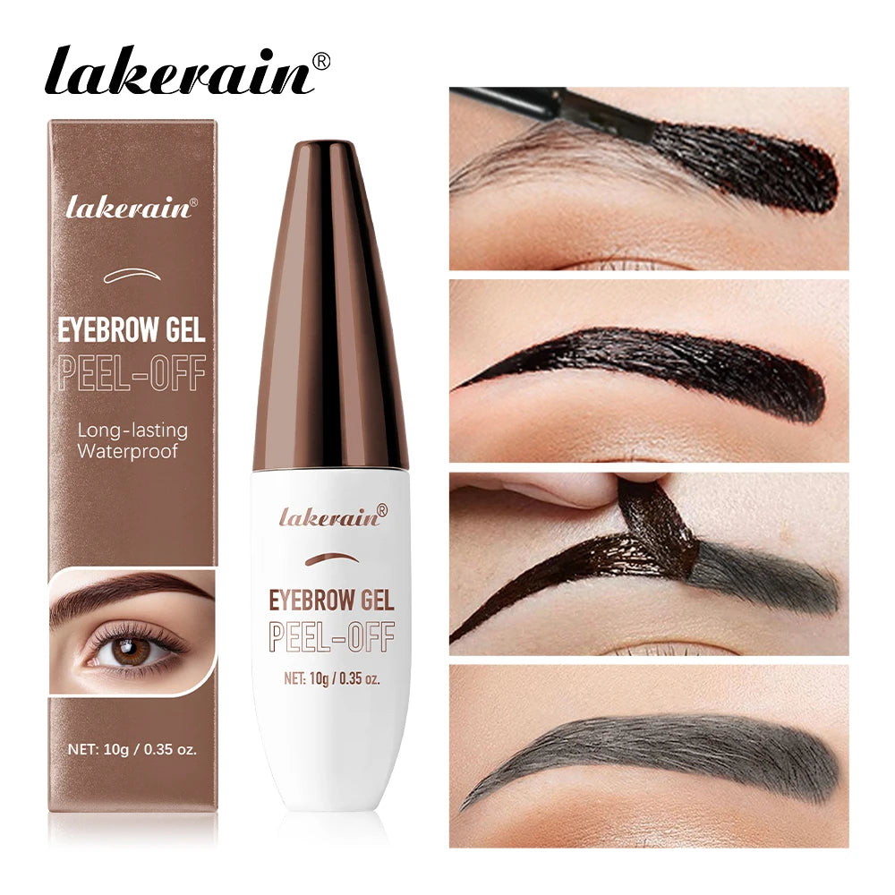 Peel-off Eyebrow Gel Waterproof And Sweat-proof Tattoo Long-Lasting Smudge-Proof Effect Natural Eyebrow Dye Eye Makeup Cosmetics Peaceful Pleasures Health and Wellness