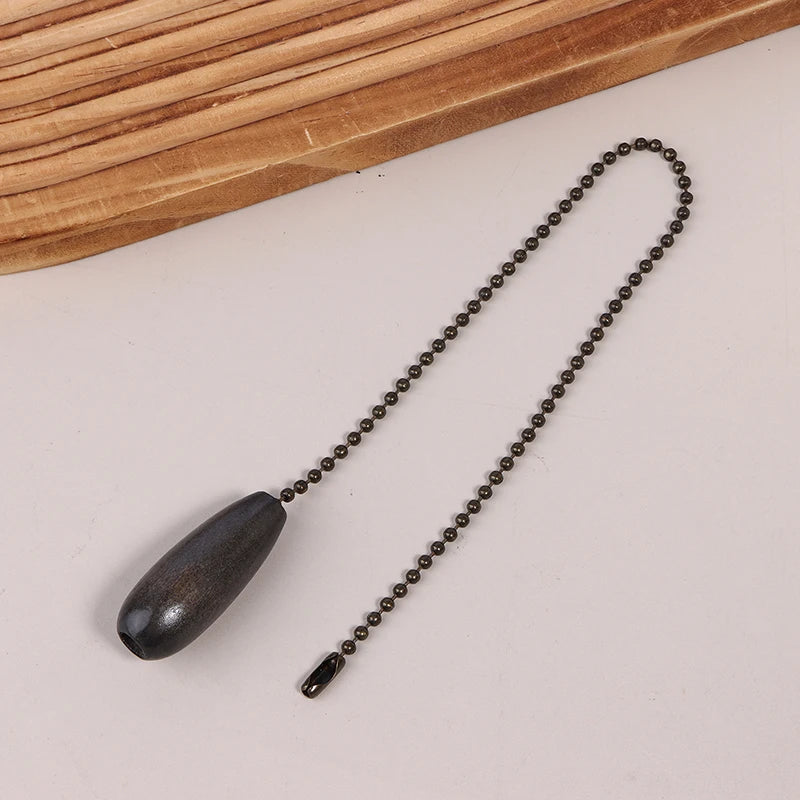 6 Colors Ceiling Fan Chain Pulls Wooden Pull Chain Pendant Rope Extension Pull Chain Easy Install For Ceiling Light Lamp Fan Peaceful Pleasures Health and Wellness Coffee