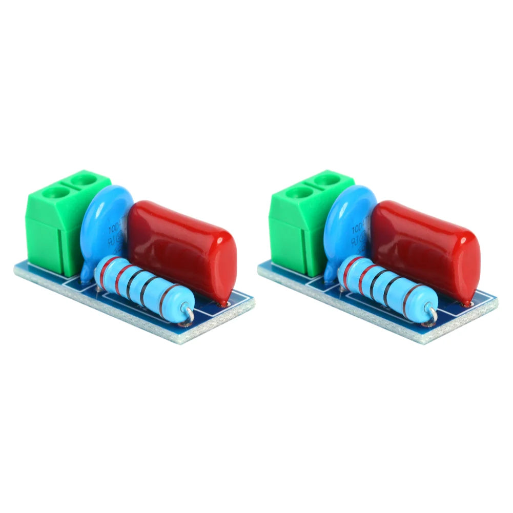 1-5pcs RC Absorption Circuit Module Relay Contact Protection Resistance Surge Module AC/DC 5V-400V Snubber Board Peaceful Pleasures Health and Wellness 2PCS
