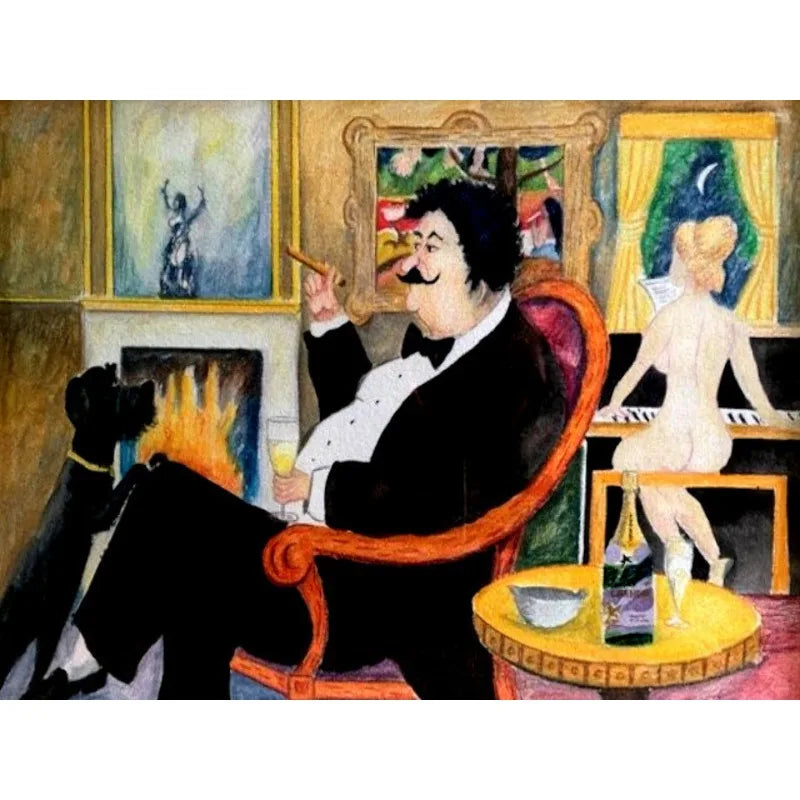 Guy Buffet Perfect Martini Canvas Wall Art Print | Unframed