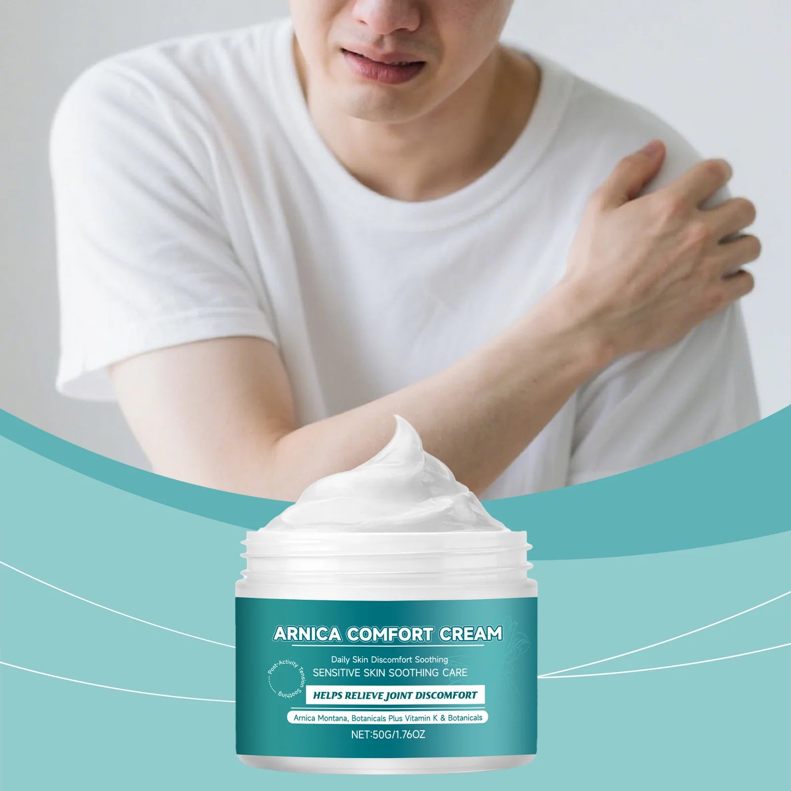 Herbal Skin Comfort Cream Soothe Skins Relieve Muscle Tension Improve Joint Discomfort Repair Skins Barrier Skin Soothing Cream Peaceful Pleasures Health and Wellness