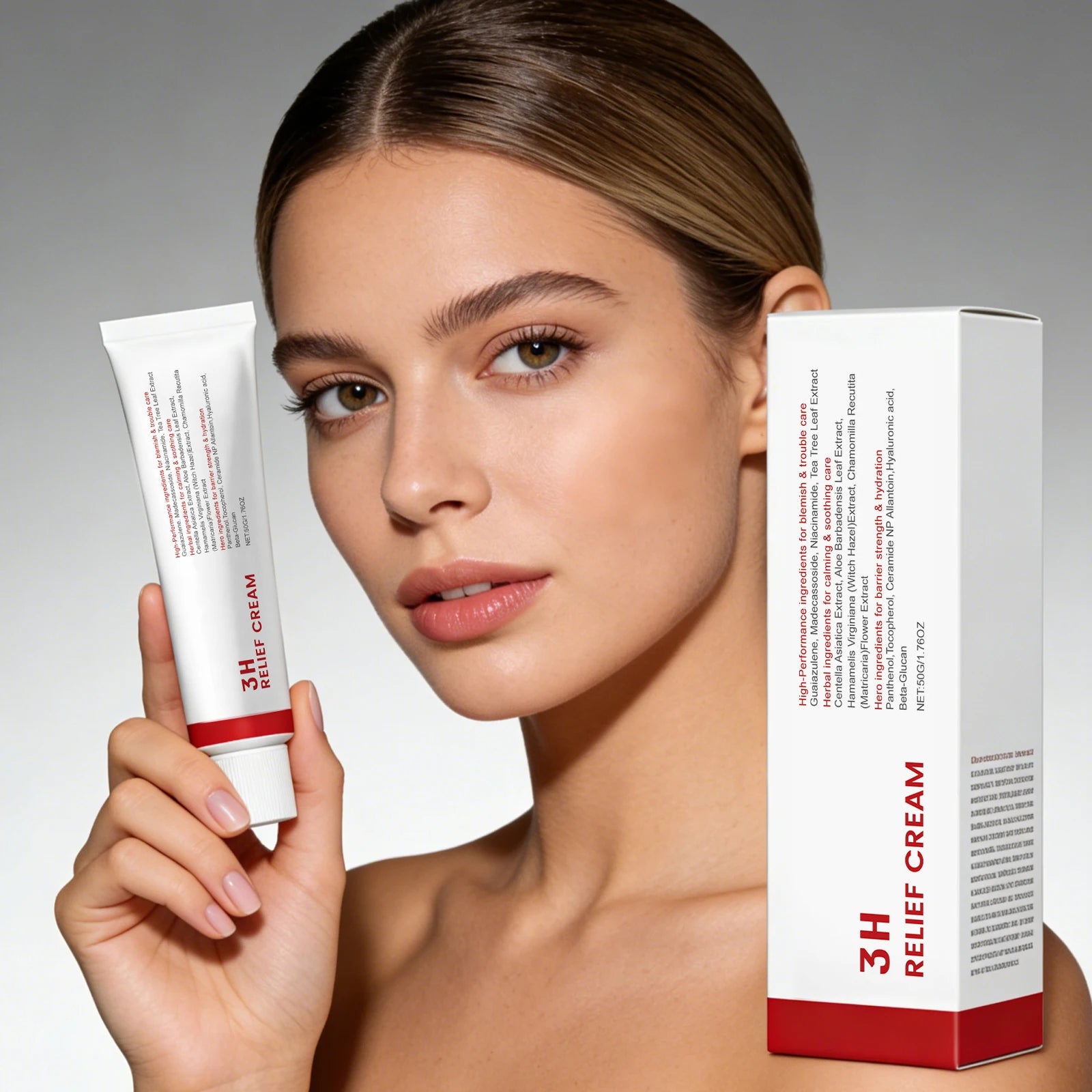 Centella Nicotinamide Skin Cream Strengthen Skin Barrier Moisturize Dry Skin Calm Sensitivity Smooth Fine Lines Skin Care Creams Peaceful Pleasures Health and Wellness