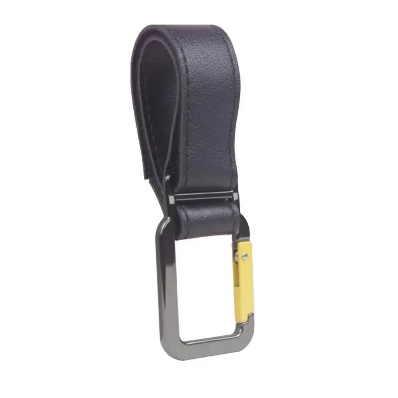 Stroller Hook Zinc Alloy Clasp & Adjustable PU Strap | Bag Hanger