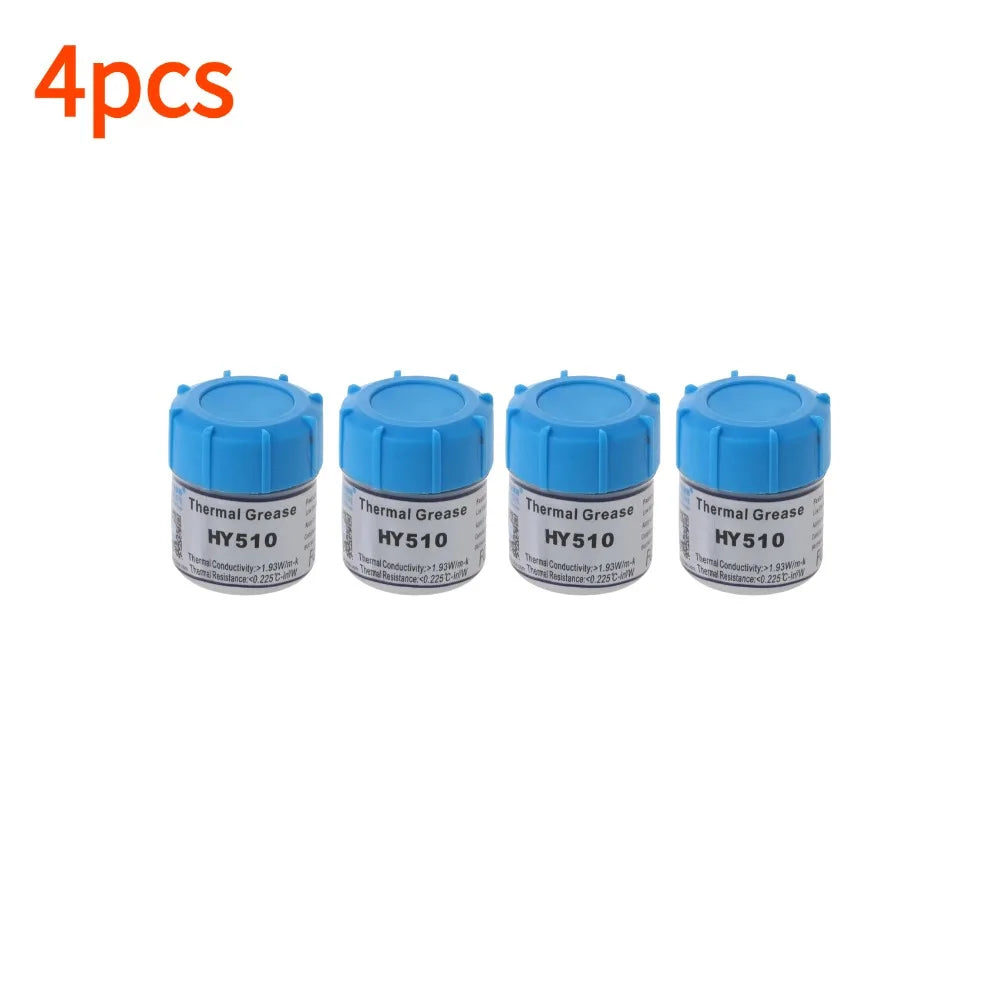 HY510 Silicone Thermal Paste for CPU and GPU Cooling Peaceful Pleasures Health and Wellness 4pcs