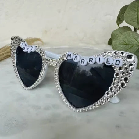 Bride To Be Sunglasses | Bachelorette & Bridal Party Gift Novelty Sunglasses Peaceful Pleasures Health and Wellness Style H