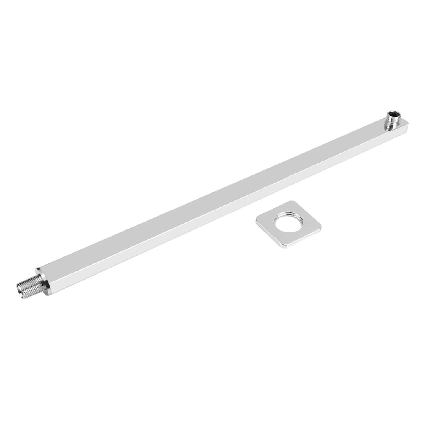 Square Shower Head Extension Arm Wall Mounted Stainless Steel
