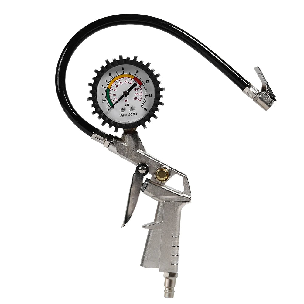 Car Tire Pressure Gauge 0-220 PSI Air Inflator Meter EU Plug Tyre Pressure Tester Auto Garage Repair Tool Peaceful Pleasures Health and Wellness T530-EU