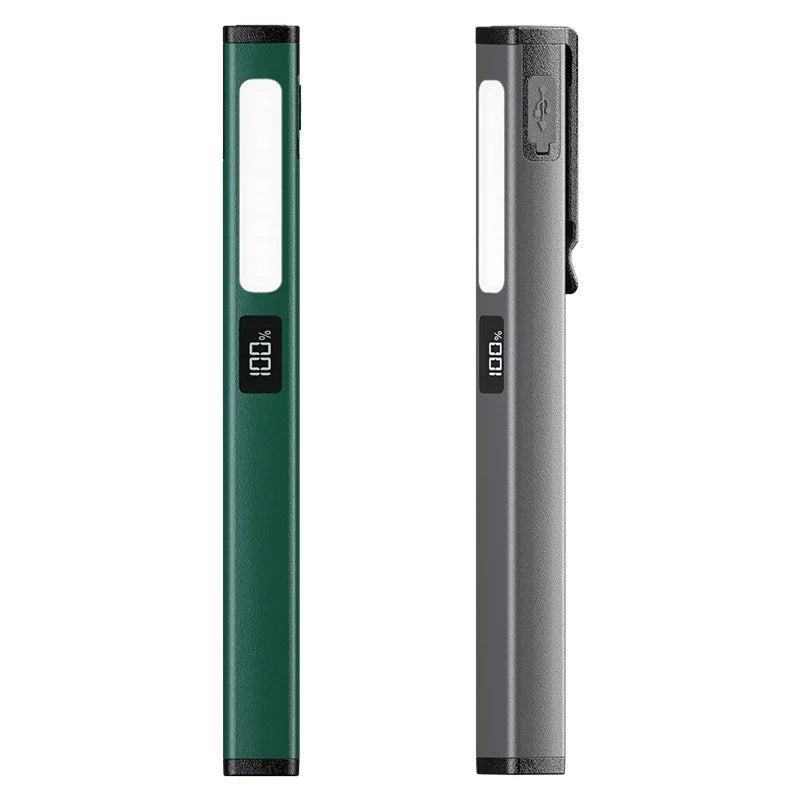 COB LED Pen Clip Flashlight | Rechargeable Magnetic Work Light Rechargeable Work Light Peaceful Pleasures Health and Wellness
